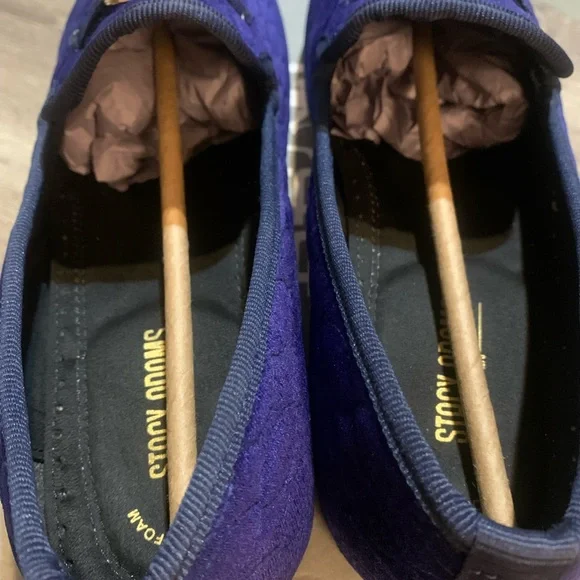 Stacy Adams Valet Slip On Bit Loafer in Blue Size 12M New in Box Stacy Adams Valet Slip On Bit Loafer in Blue Size 12M New in  main image 4